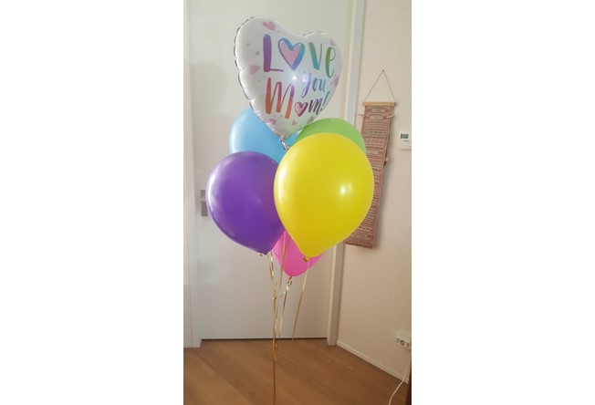 Moederdag ballonnen tros